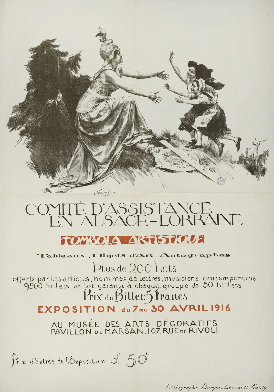 Comité dassistance en Alsace Lorraine 1916