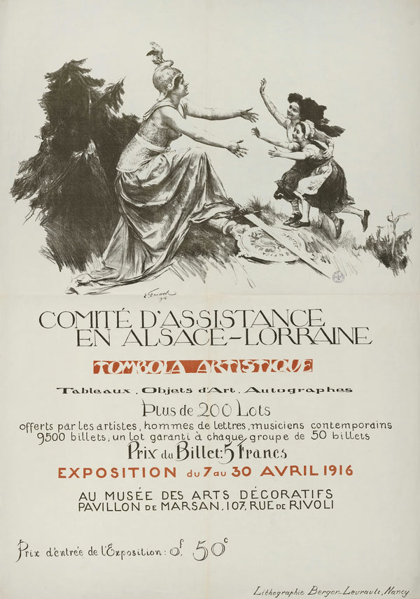 Comité dassistance en Alsace Lorraine 1916