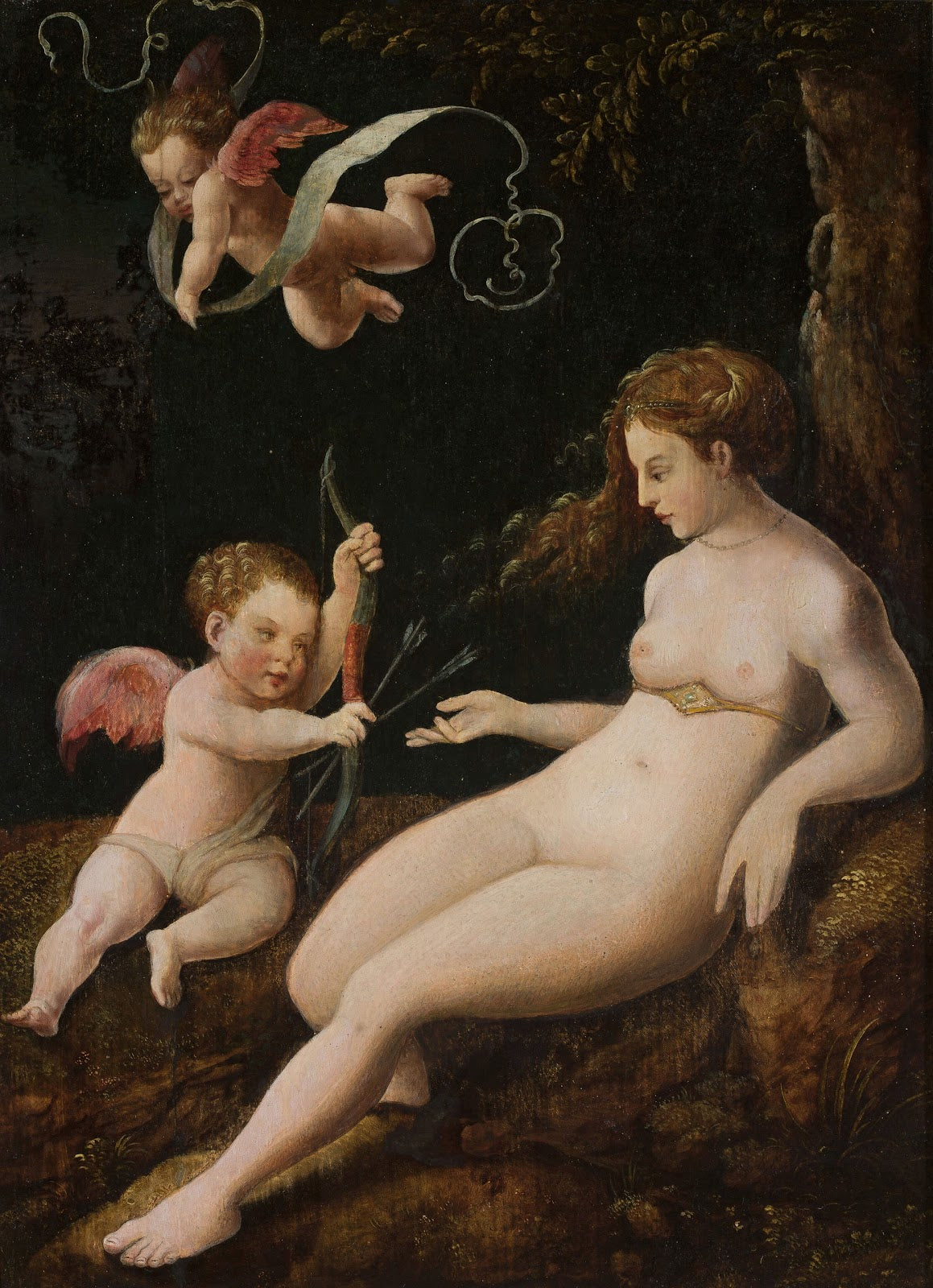 Venus with a cupid 1528 1550