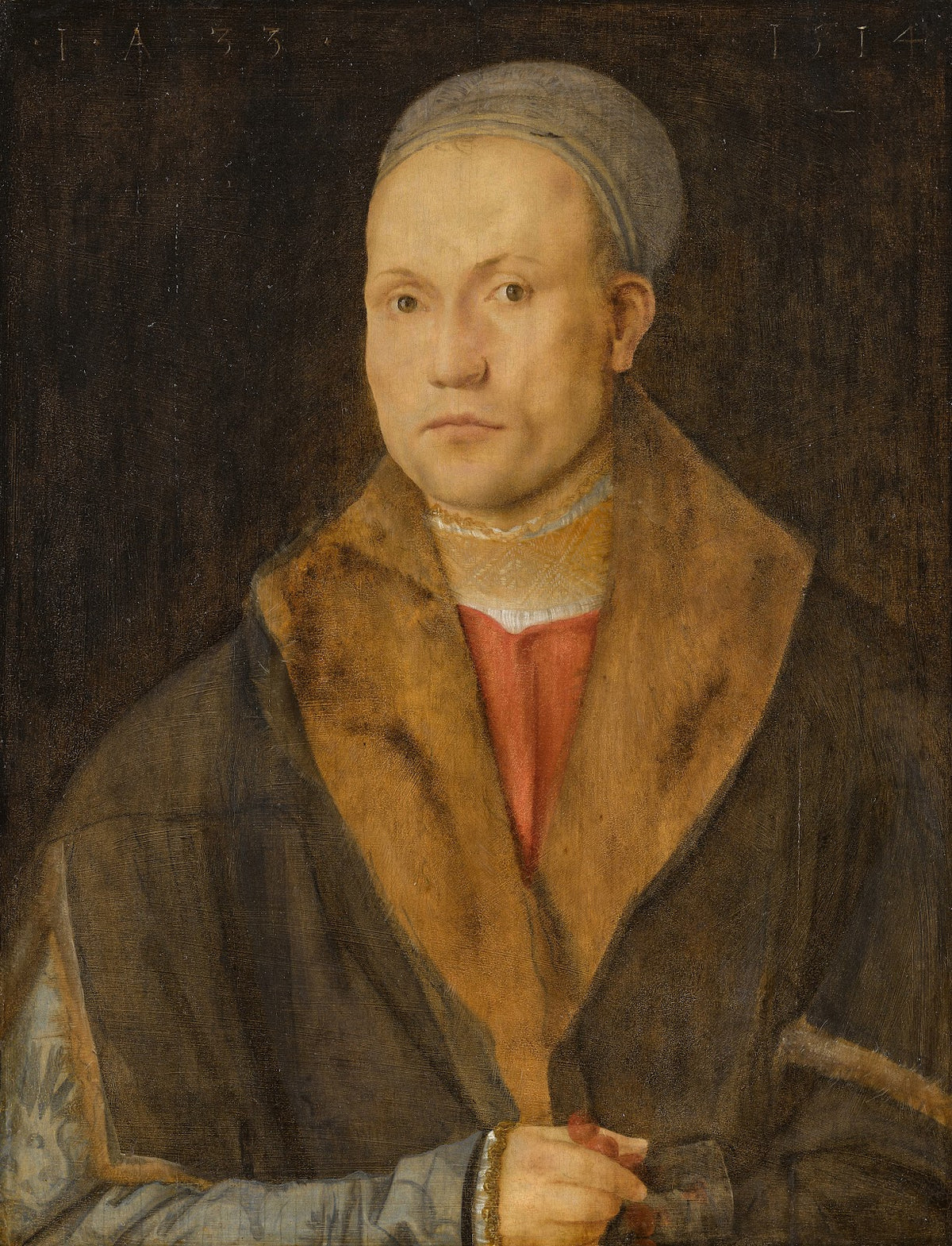 Portrait of a man here identified as Christoph Scheurl 14811542 1514