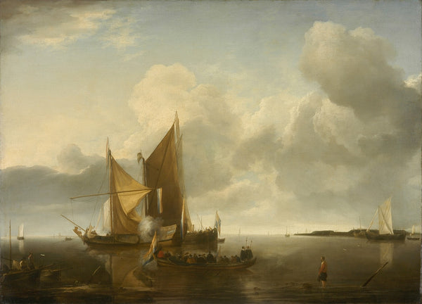 Ships in a Calm circa 1650 1655