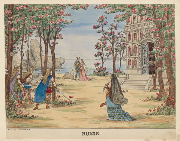 Acte IV Scène finale Hulda 1894