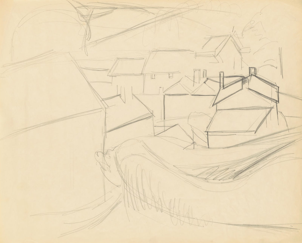 Sketchbook of Fred J Porter 1930s