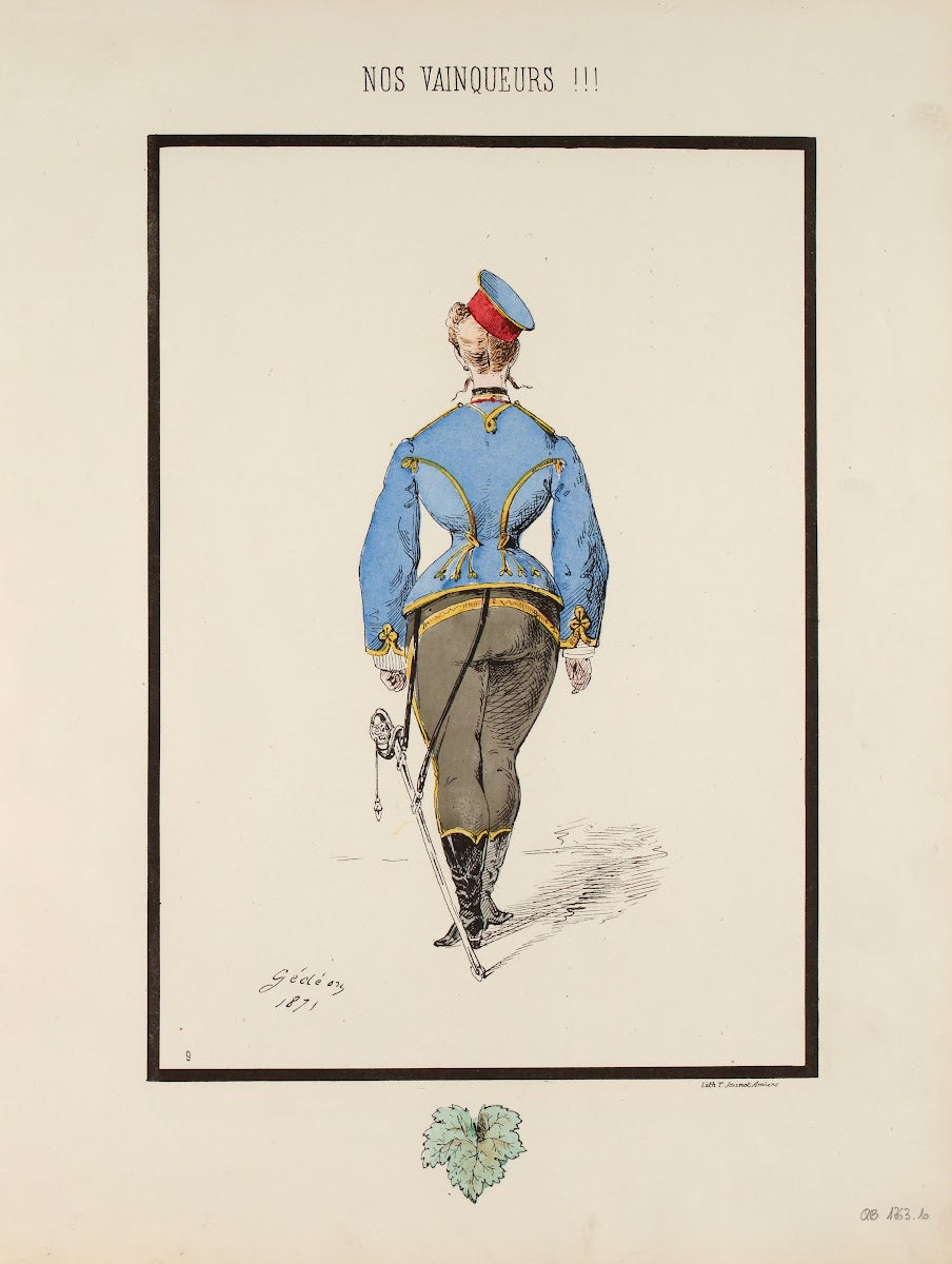 Uhlan de dos 1871