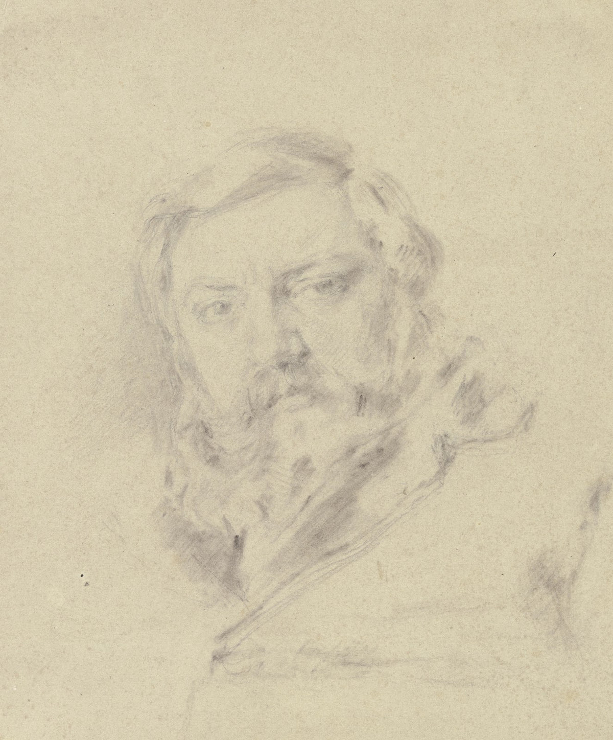 Bildnis des Malers Gustave Courbet ca 1869  1870