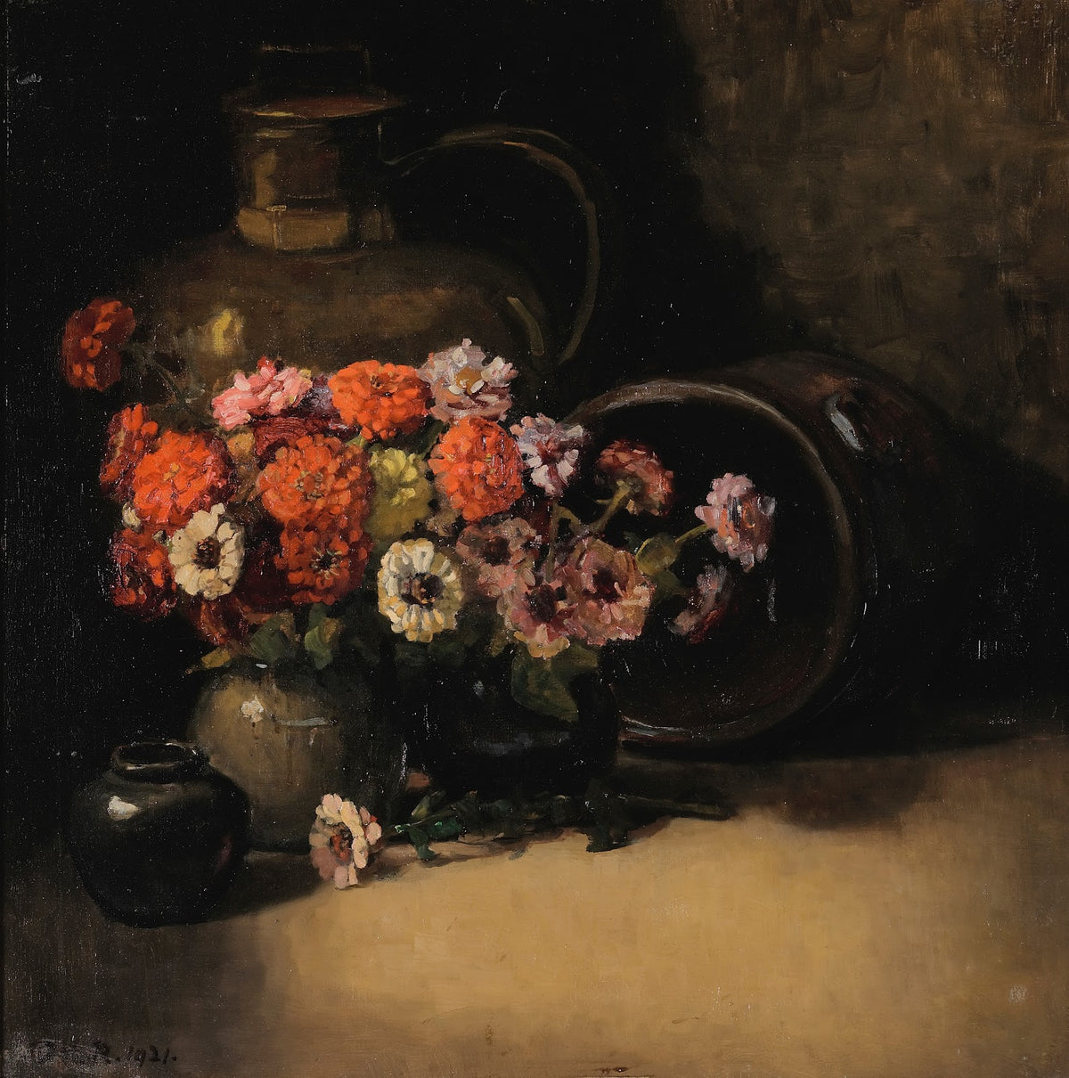 Zinnias 1921