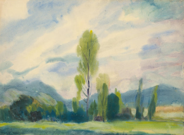 Landscape below the Low Tatras 1932