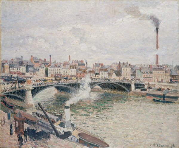 Morning An Overcast Day Rouen 1896