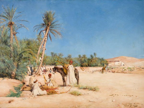 Harvesting dates in Chetma 1891