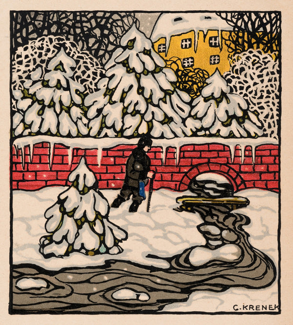 Nr 763 Weihnachtskarte 1912