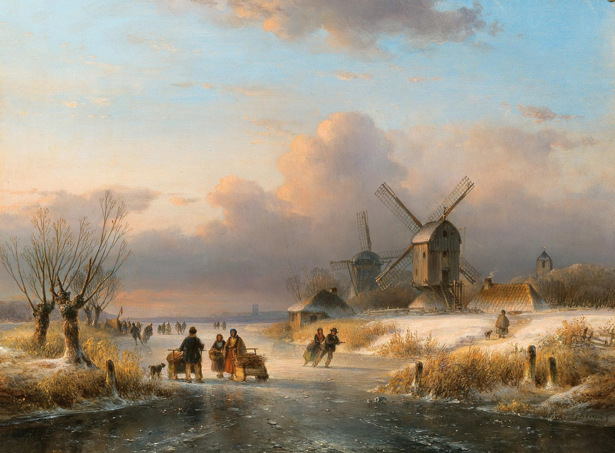 Skating Pleasures in Winter