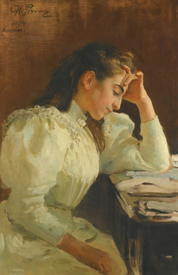 Portrait Of A Neapolitan Girl 1894