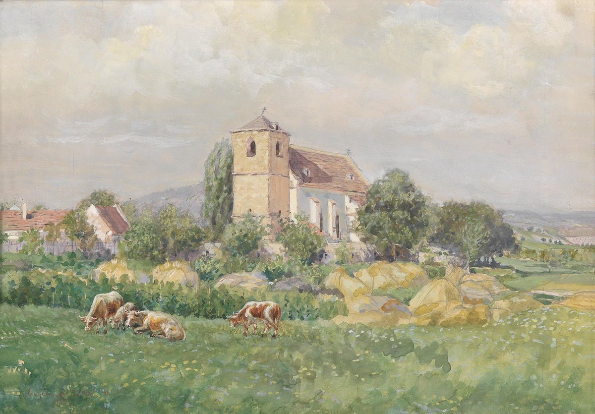 Kirche in Staatz 1896
