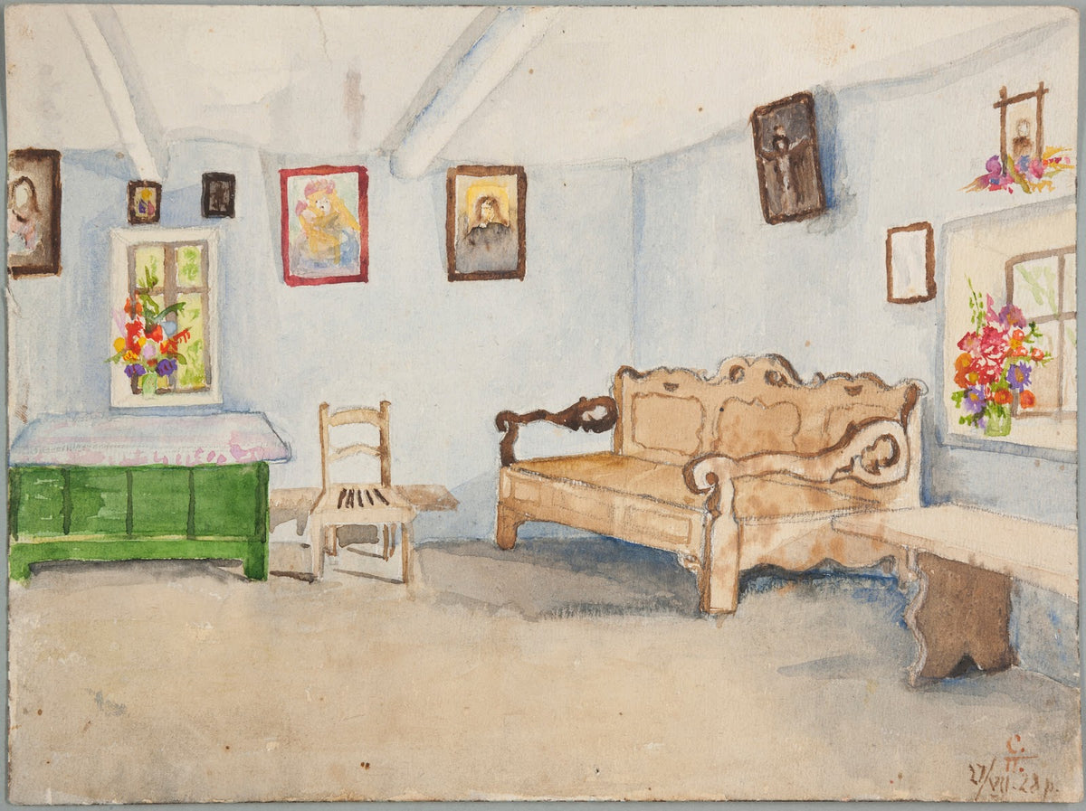 Wnętrze izby 1928