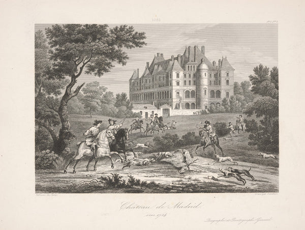Madrid Chateau around 1724 1838