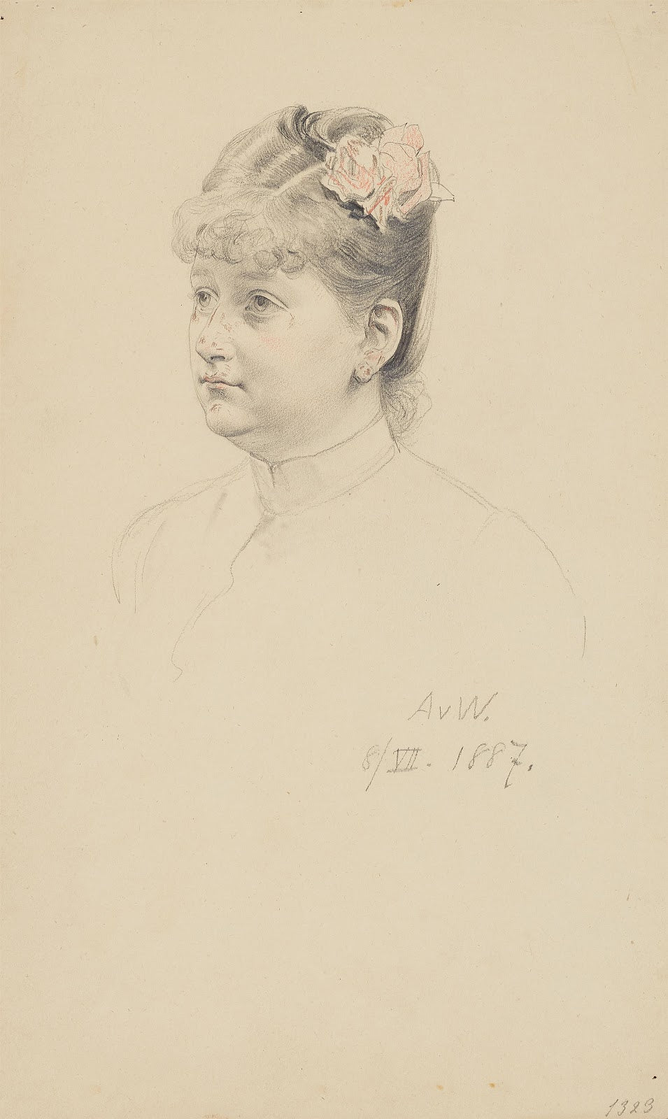 Weibliche Porträtstudie 1887