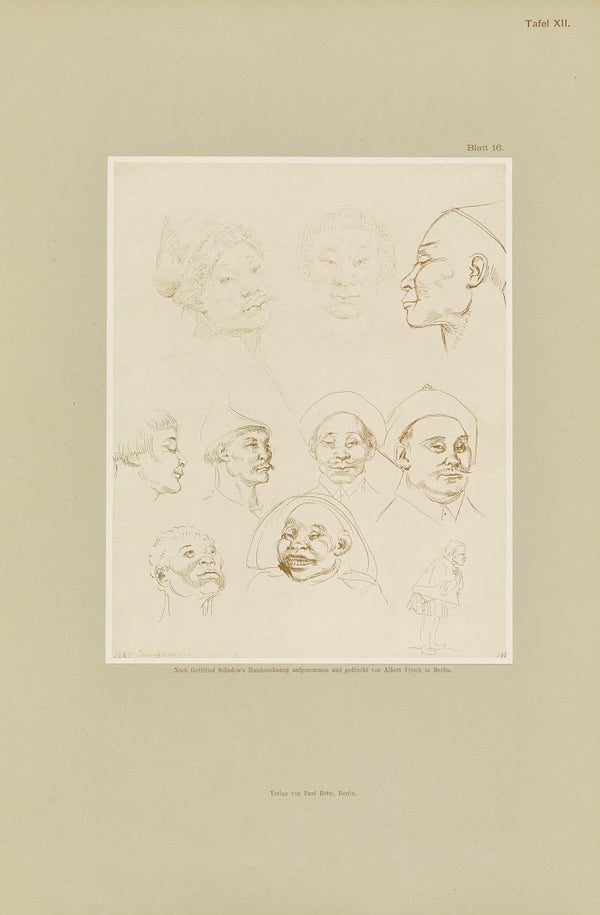 Handzeichnungen von Gottfried Schadow Pl12 1886