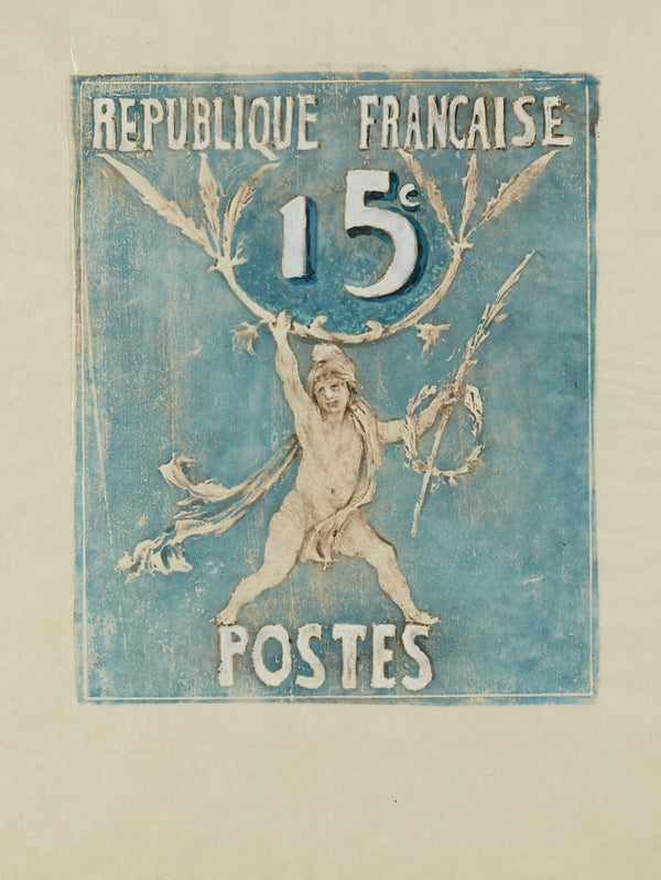 Esquisses de timbres pour un concours  15 centimes