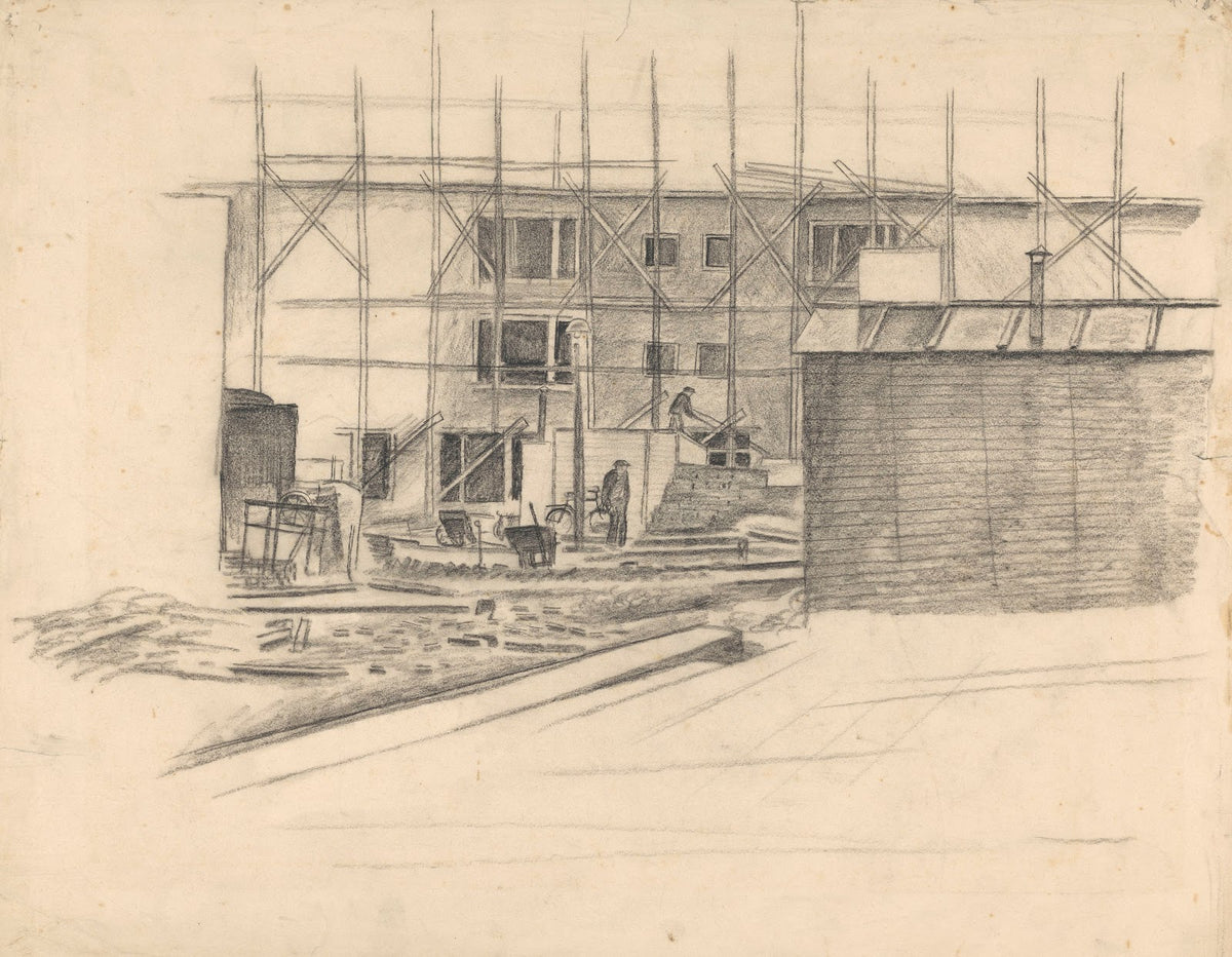 Gebouw in aanbouw 1913 1945