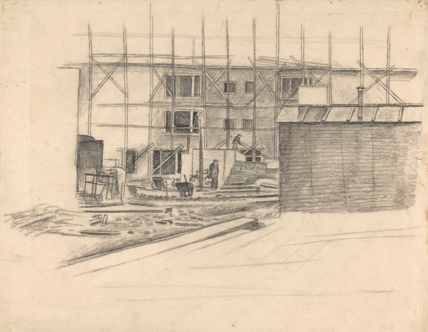 Gebouw in aanbouw 1913 1945