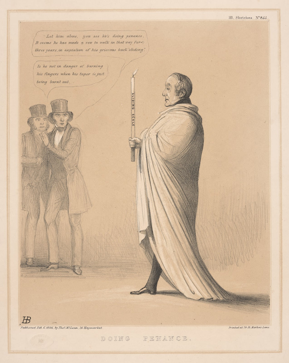 Doing penance 1846