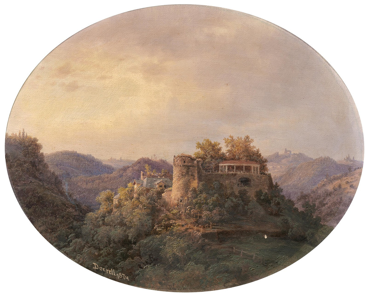 A View of Rosenburg in Graupen 1874