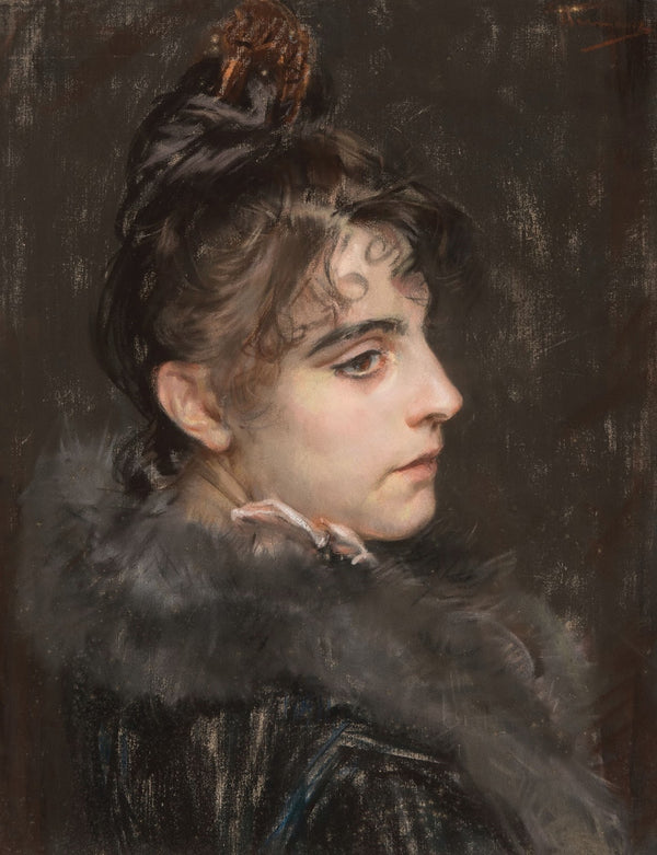 Portrait of a lady circa 1885