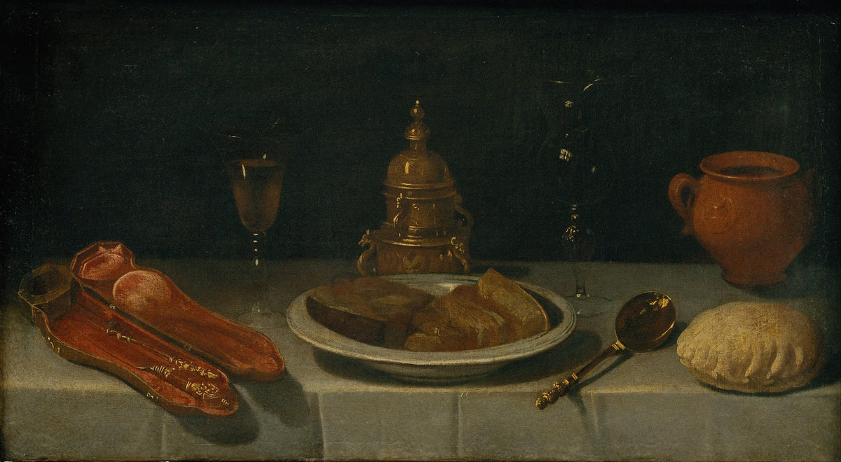 Still Life and Laid Table ca 1620