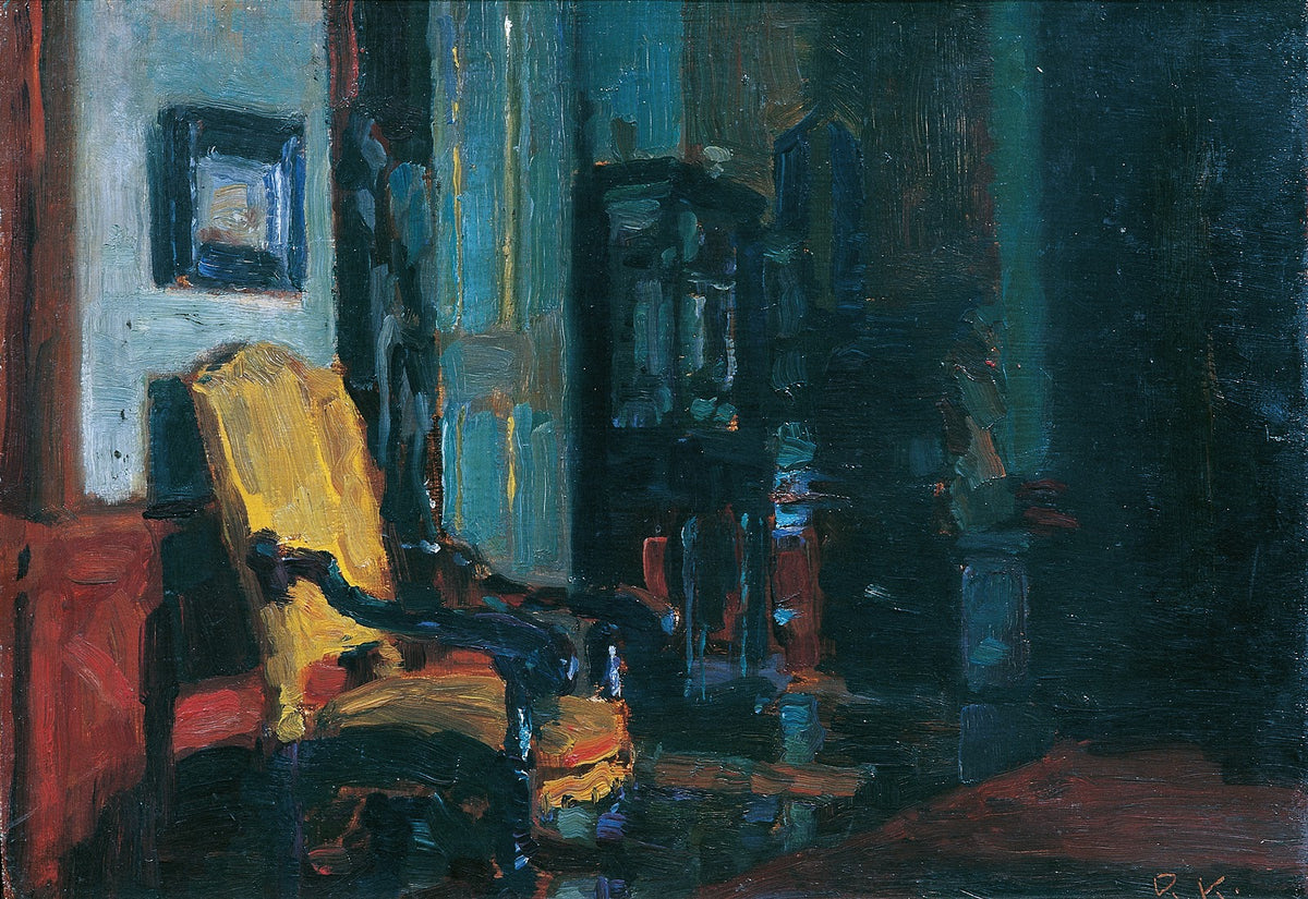 Interieur Schloss Dioseg bei Pressburg 1926