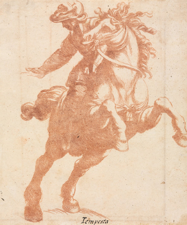 Rearing Horse and Rider c 1600