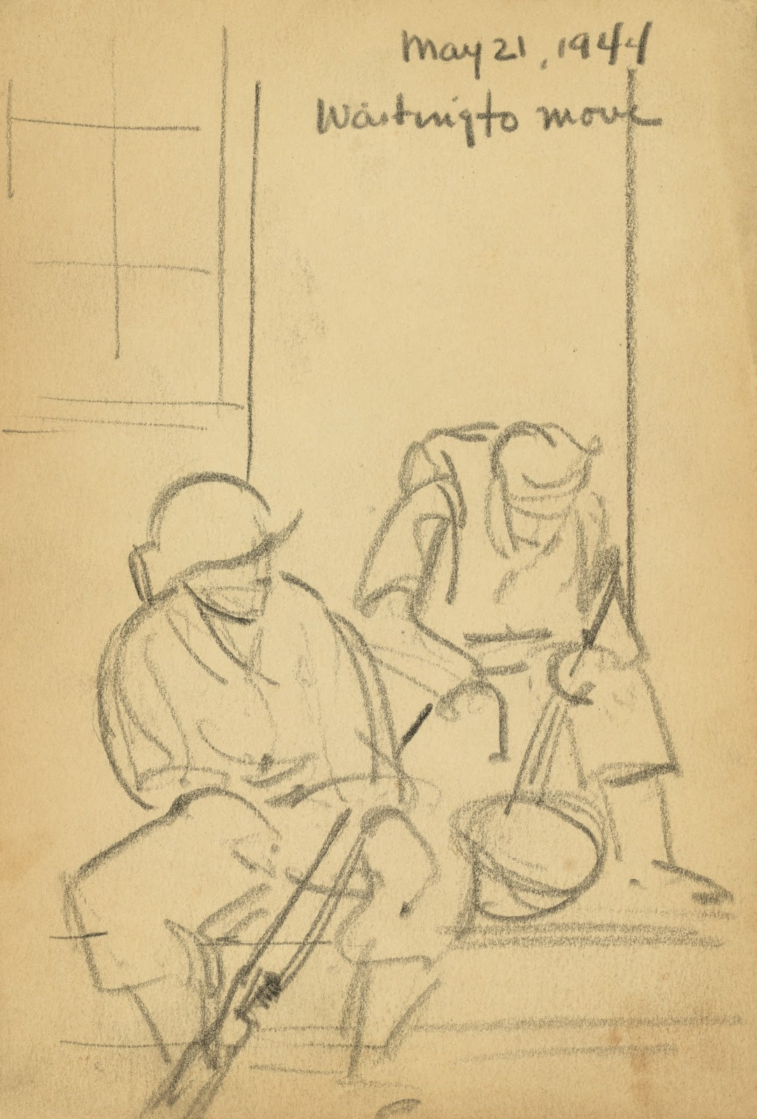 Waiting to move 1944
