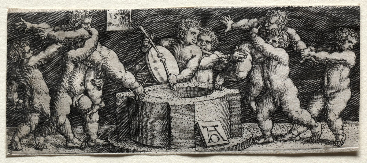 Eight Nude Children at a Well 1539
