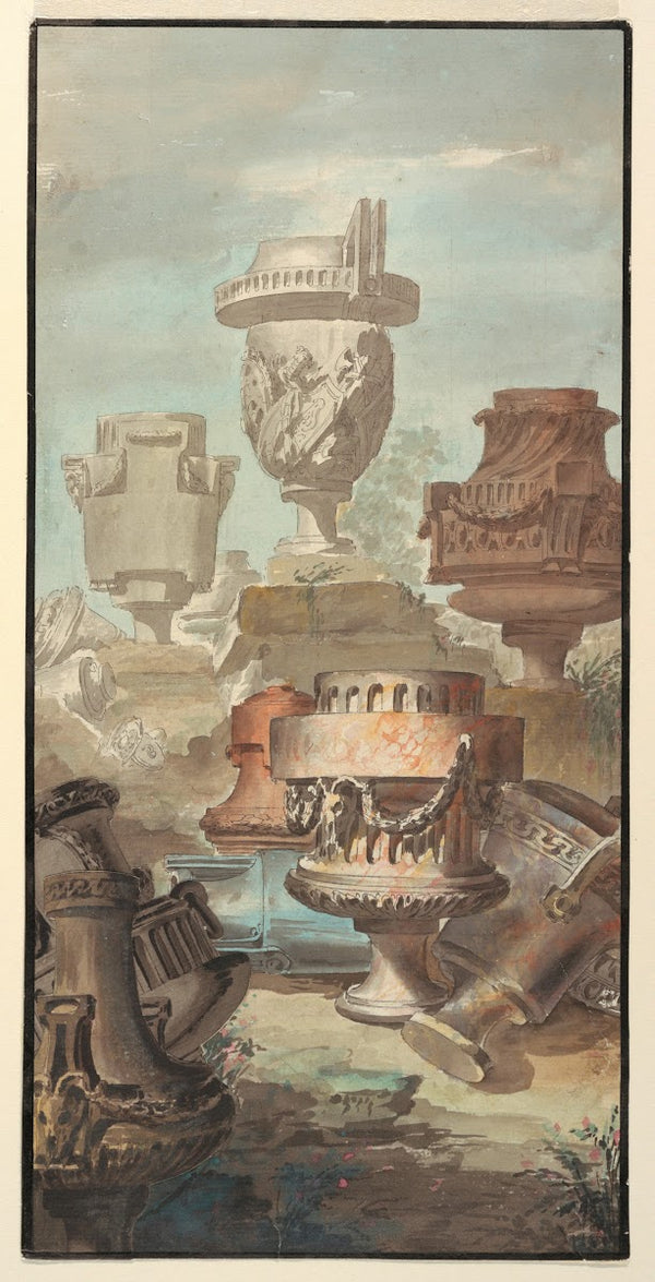 Ruin Fantasy Vases and Urns 1770