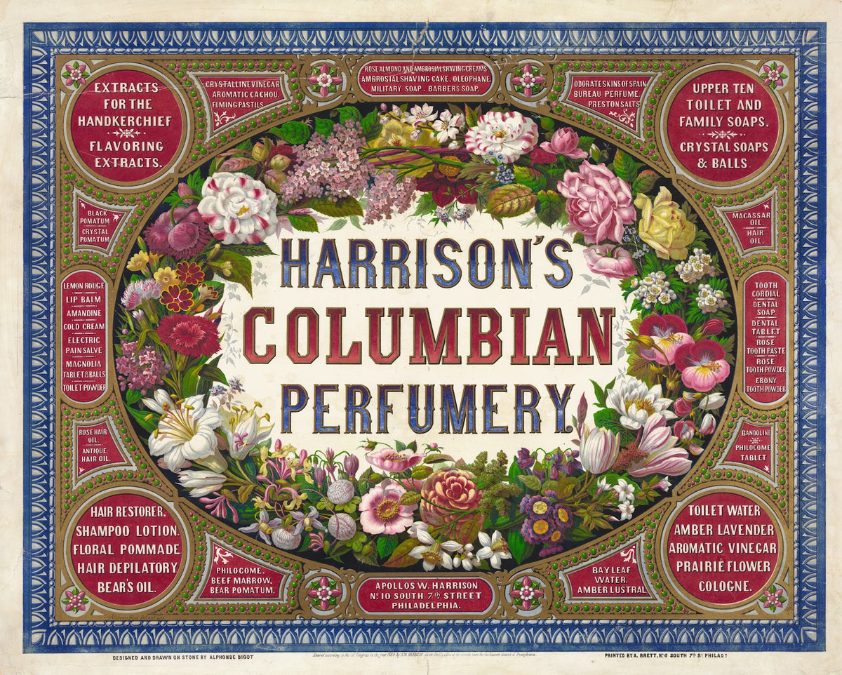 Harrisons Columbian perfumery 1854 7981x6397 (1)