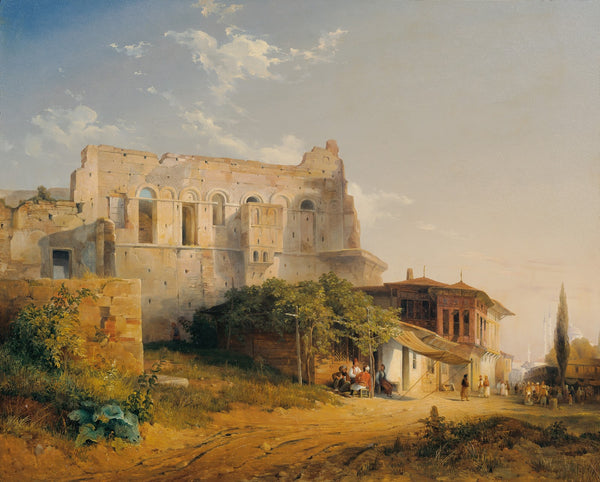 Tekfur Saray in Konstantinopel 1849