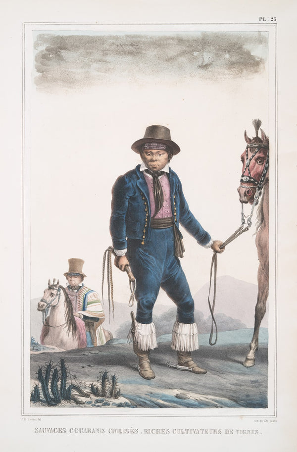 Sauvages Gouaranis civilisés riches cultivateurs de vignes 1834   1839