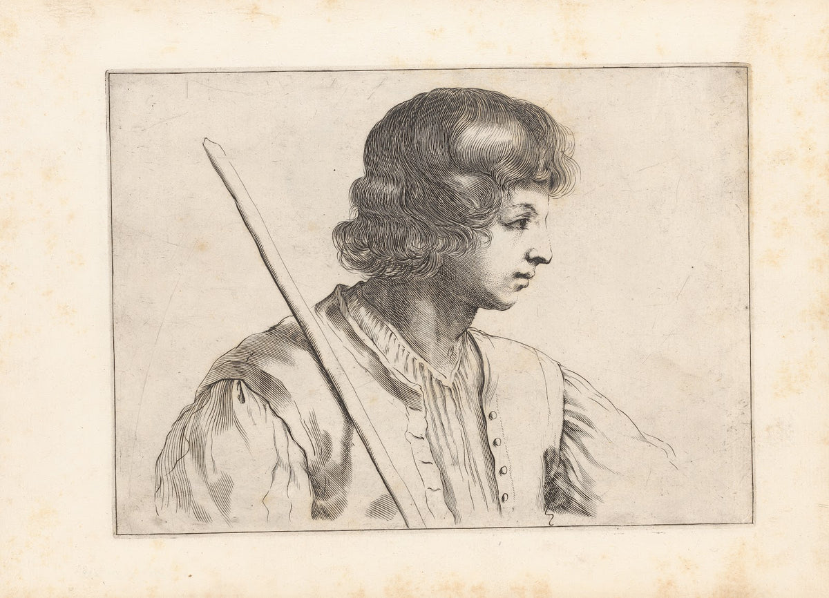 Engravings after Guercinos Libro dei Disegni Pl12 c 1630
