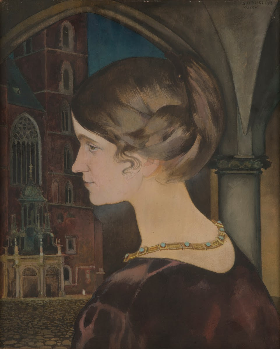 Portrait of Maria Sobolewska 1918