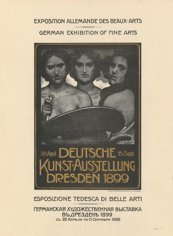 Kunst Ausstellung Dresden 1899 1898