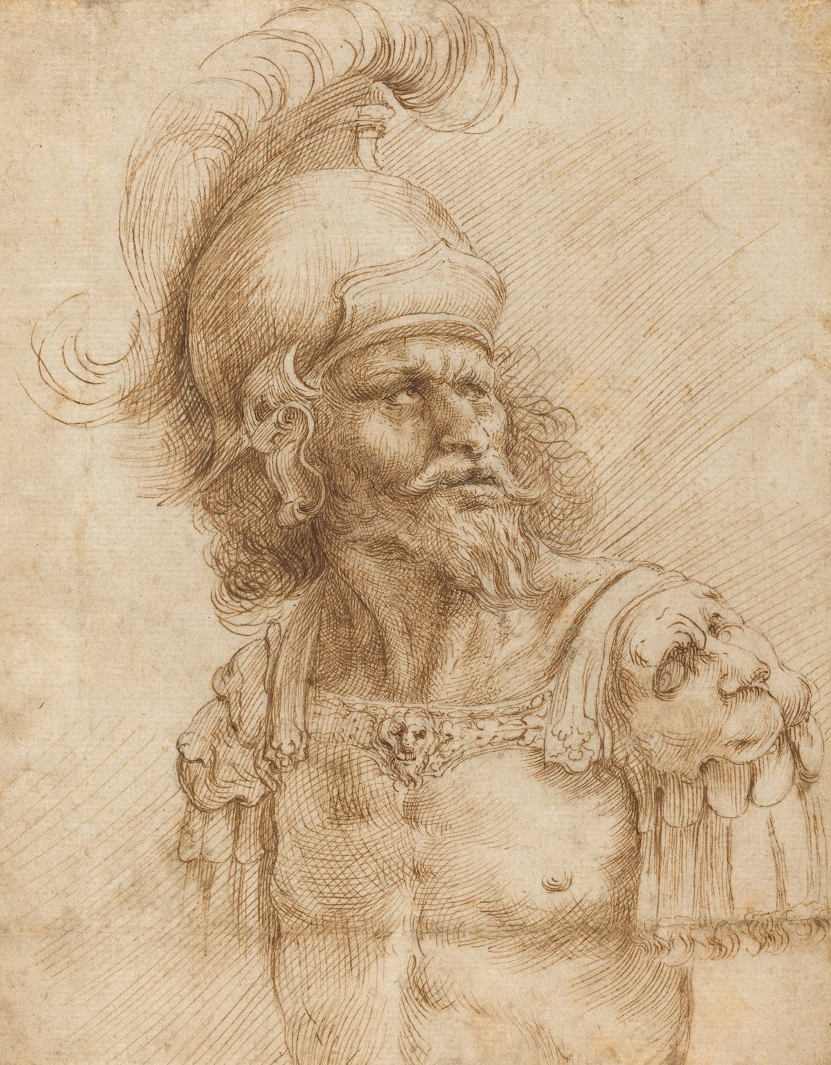 A Helmeted Soldier 1660s
