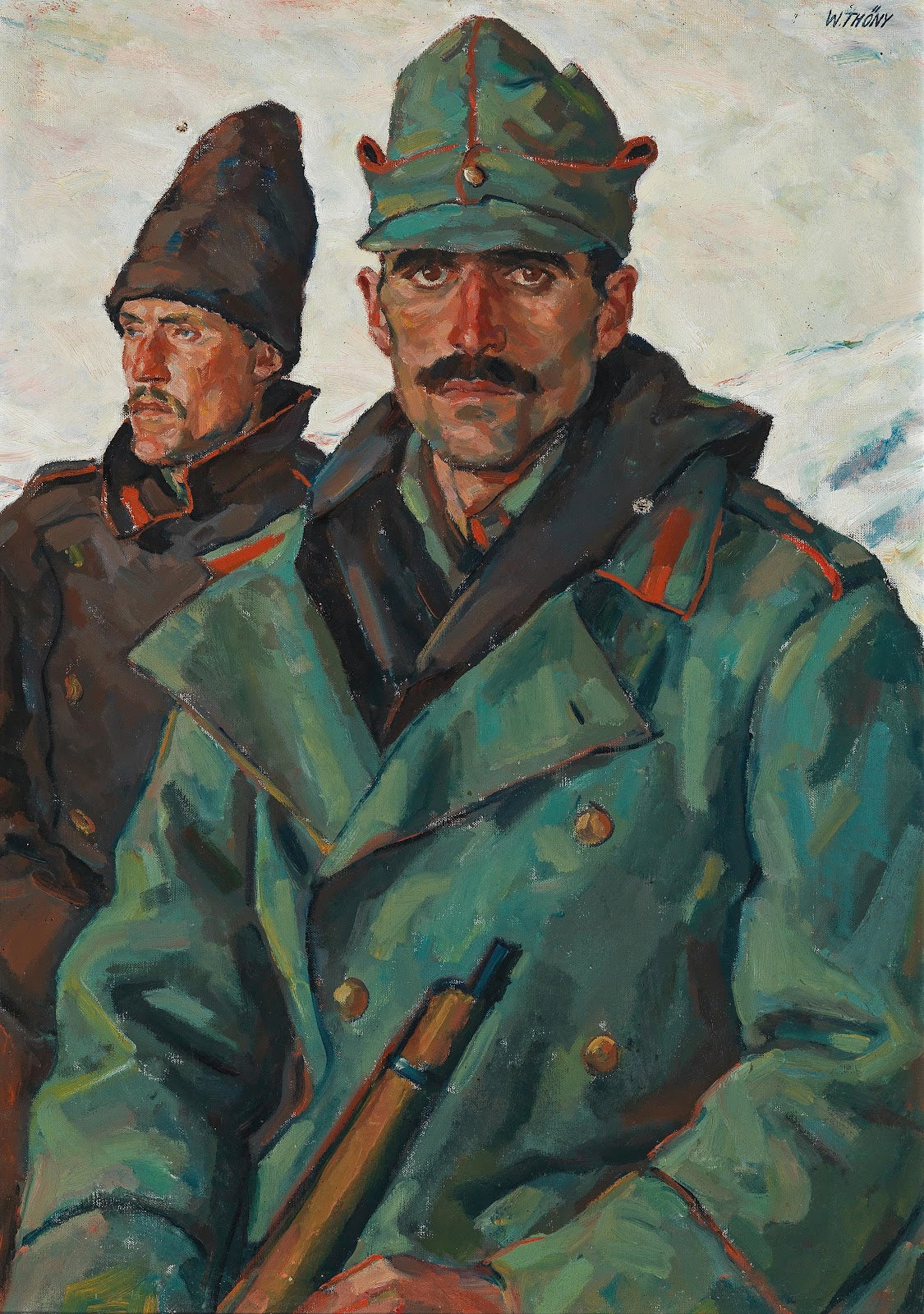 Two Soldiers from the Great War c 1916