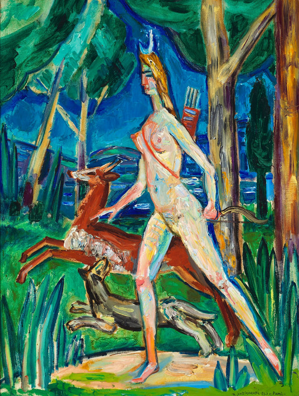 Diana in the forest 1930
