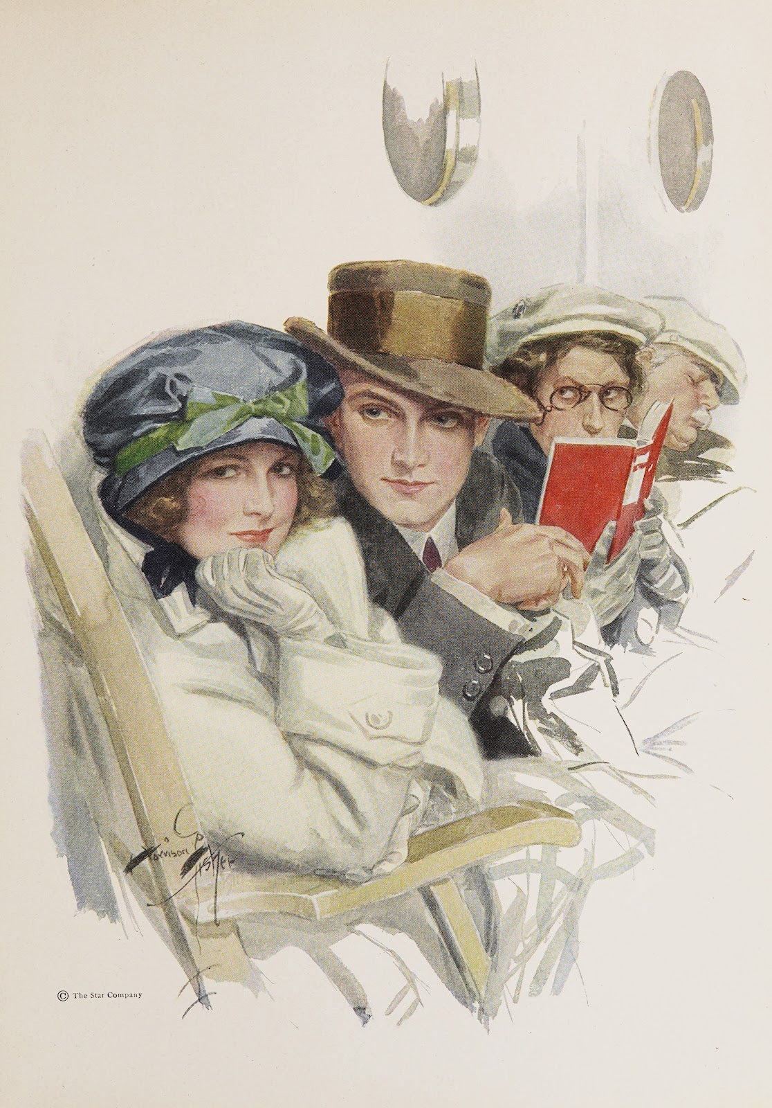 Harrison Fisher girls Pl5 1914