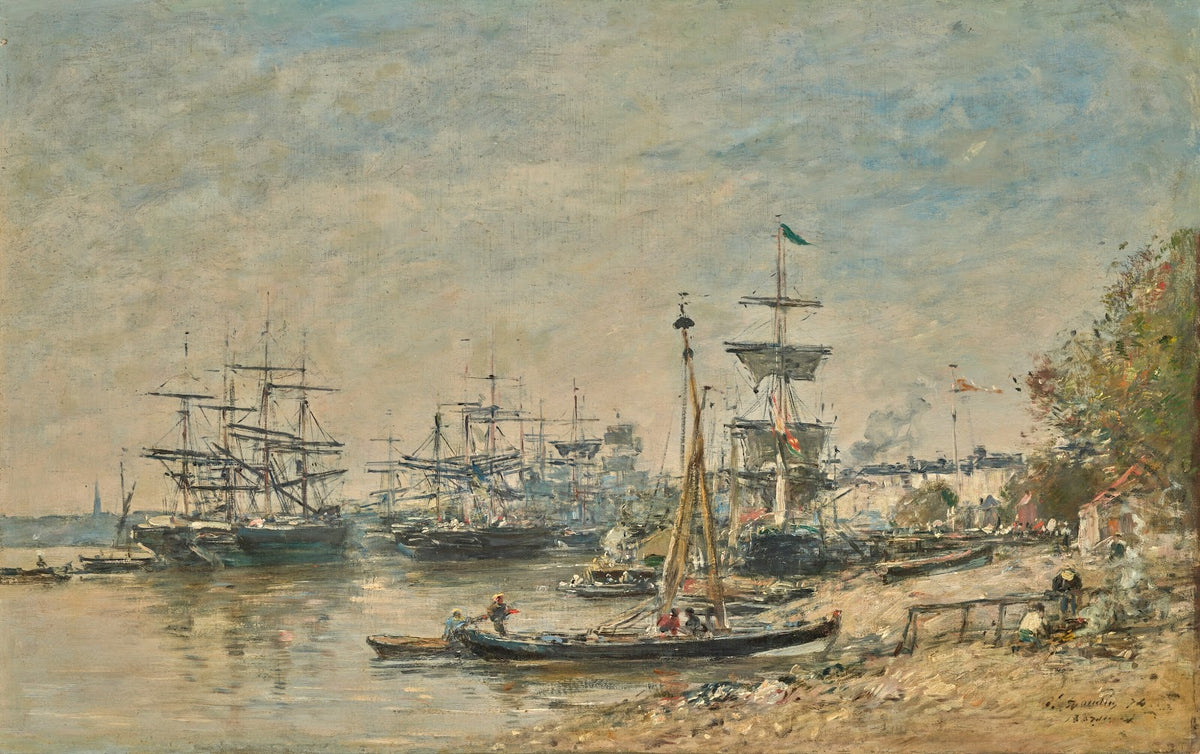 Bordeaux le port 1874