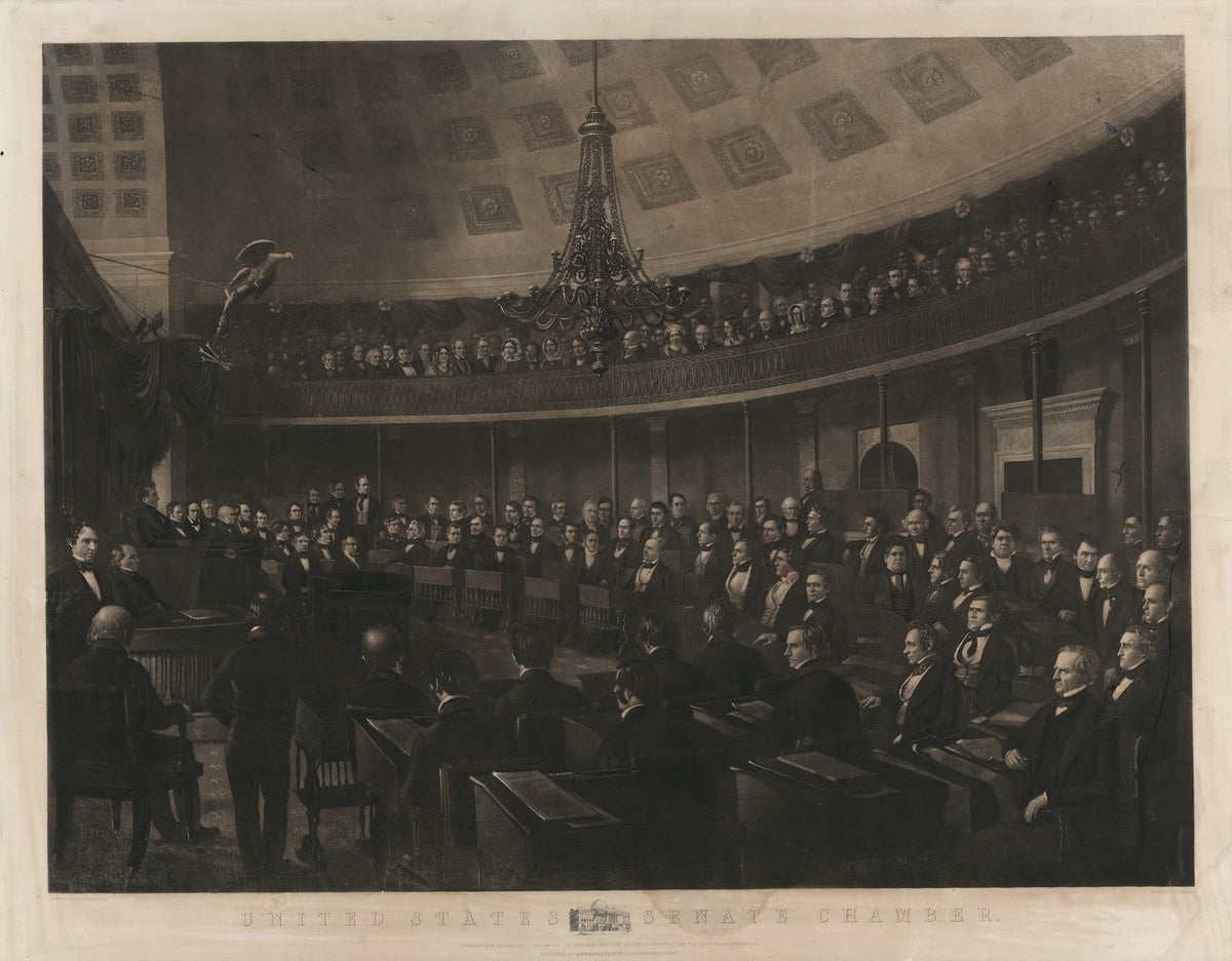 United States Senate chamber 1849