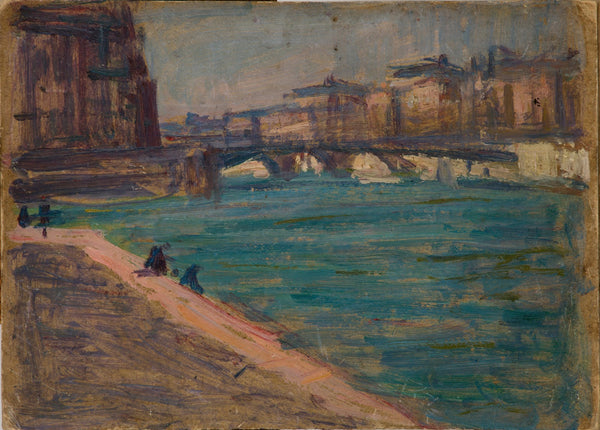 Bridge over the Seine circa 1903