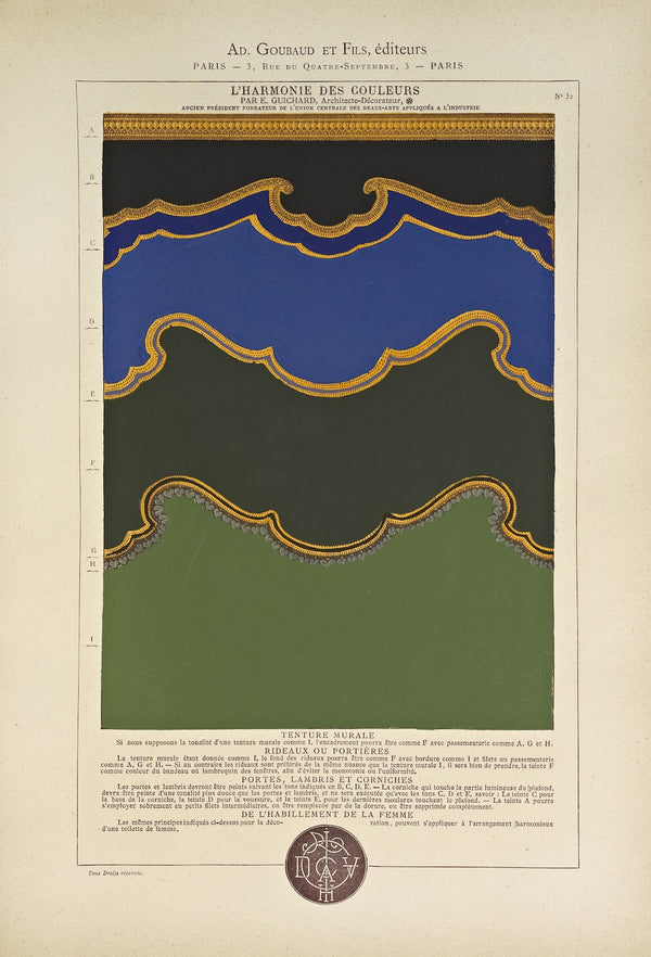 Lharmonie des couleurs  Pl025 1880