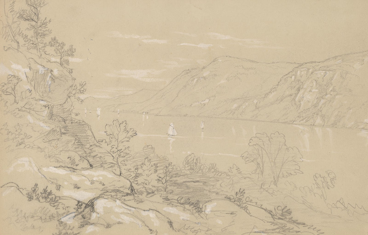 North from Storm King 1850s