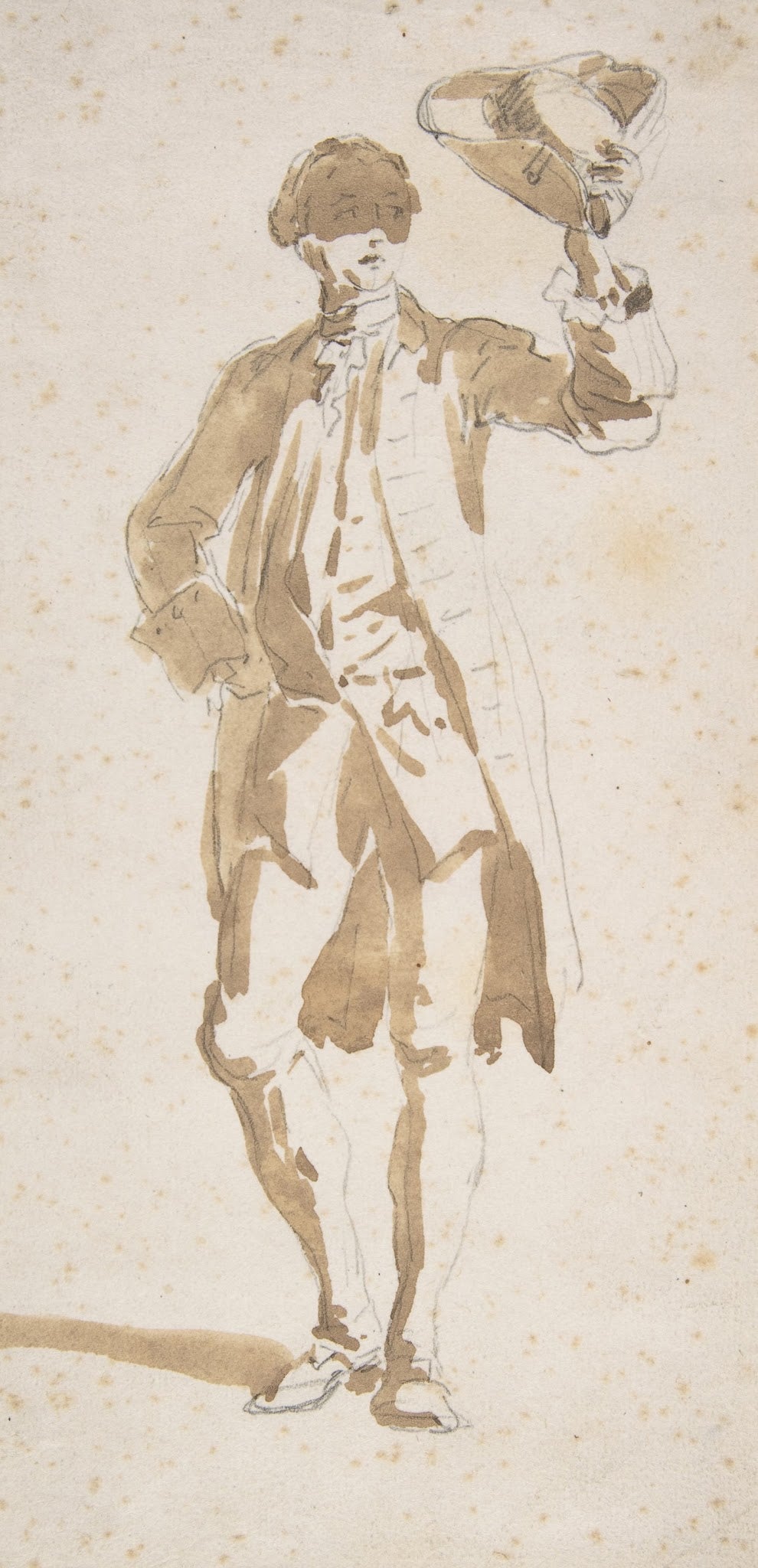 Man Shading His Face with a Tricorne 16911765