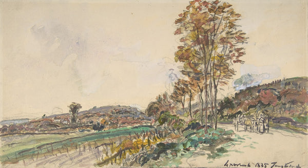Road near La Côte Saint André 1885